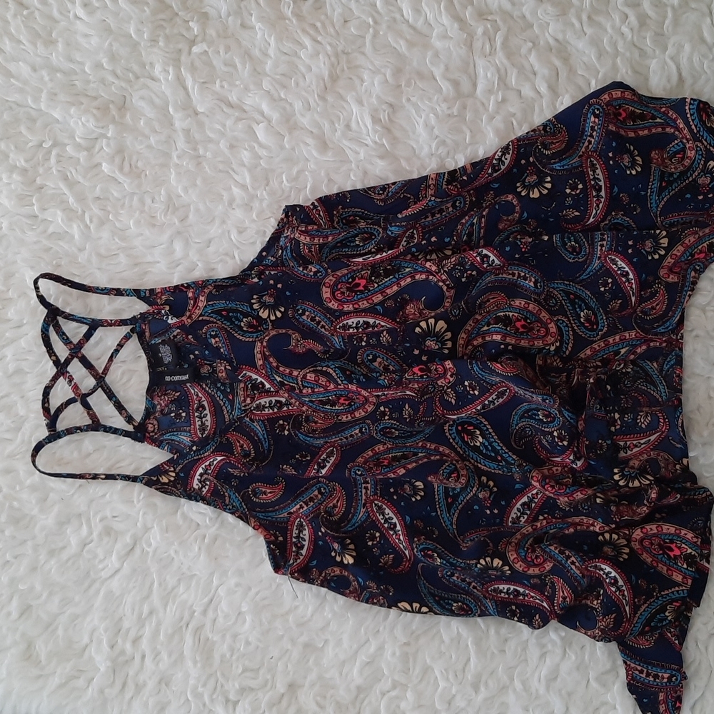 Loose patterned blouse